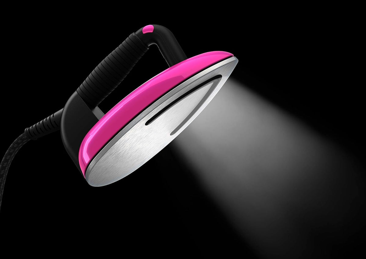 Laurastar Lift Plus Steam Iron in Pinky Pop: Swiss Engineered 3-in-1 Steam Generator That Irons