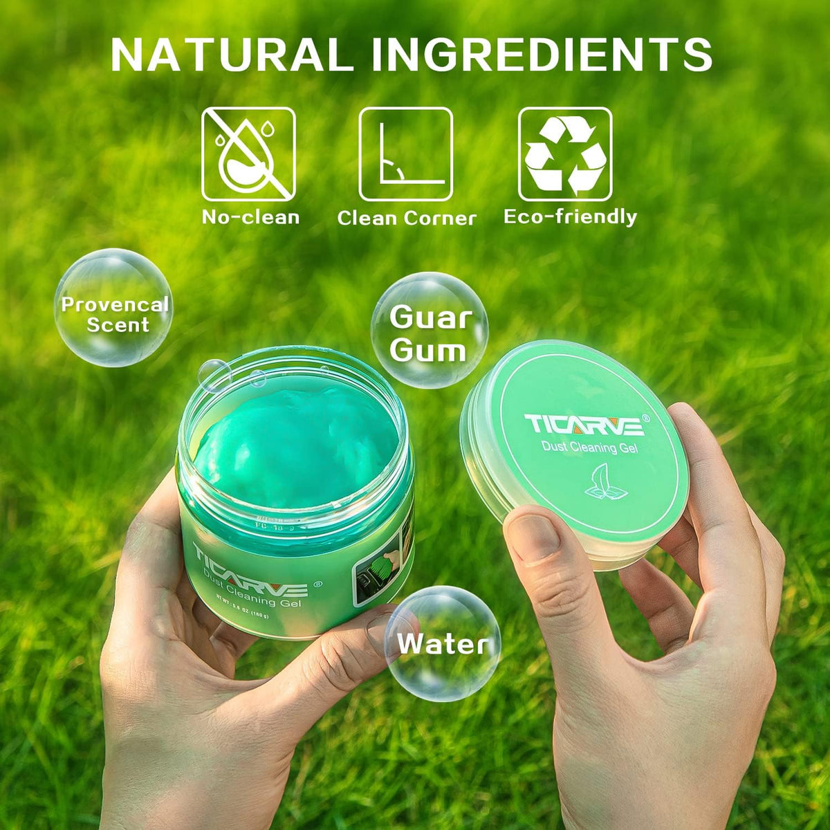 TICARVE 2Pack Cleaning Gel for Car Detailing Vent Cleaner Cleaning Putty Gel Auto Detail Tools Car