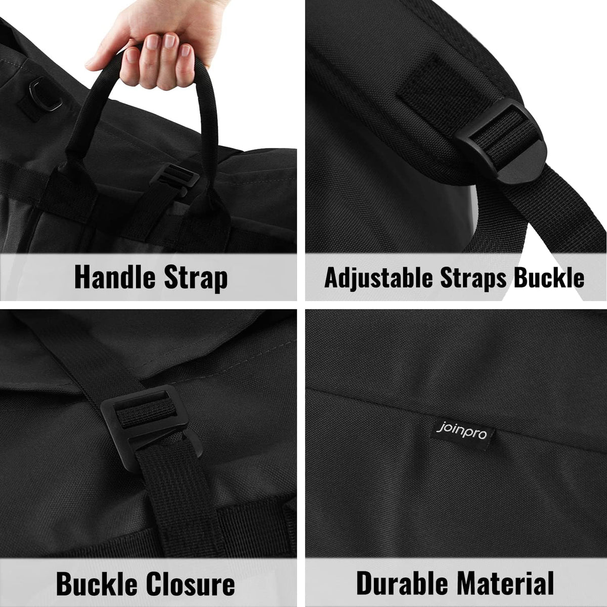 Laundry Bag Backpack, 125L, Extra Large with Shoulder Straps, Adjustable & Extendable Design