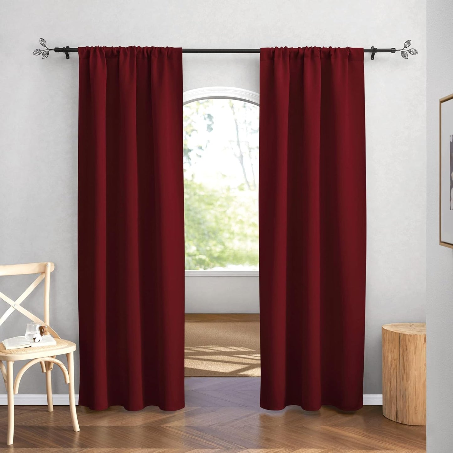RYB HOME Blackout Curtains 84 inches Long 2 Panels Set for Living Room, Thermal Insulating Privacy