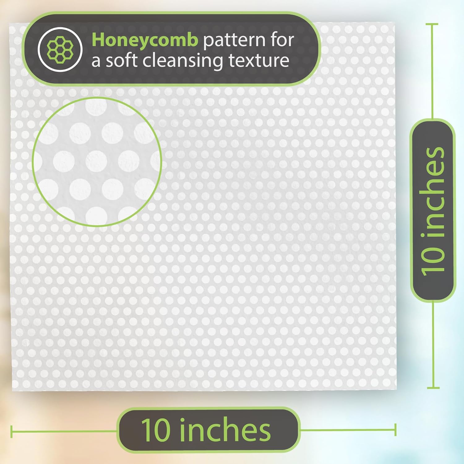 Alcala Deodorizing Body Wipes Individual Shower Wipes 100% Pure Biodegradable Bamboo Wet Wipes with
