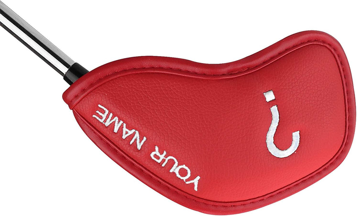 CRAFTSMAN GOLF 12pcs or 1pc Thick Synthetic Leather Golf Iron Head Covers Set Headcover Fit All