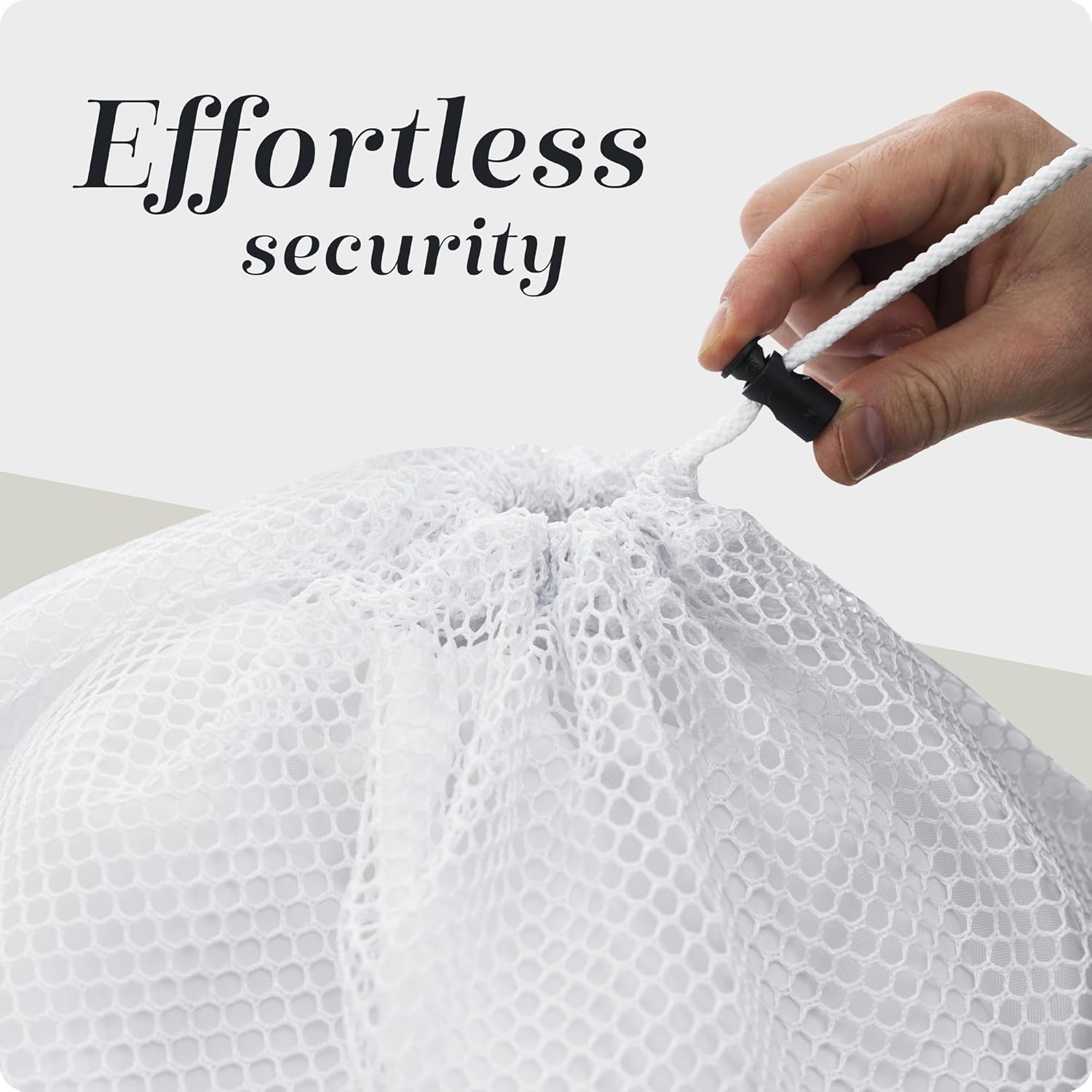 Handy Laundry Mesh XL Laundry Bag - Durable, Machine Washable with Secure Drawstring Closure