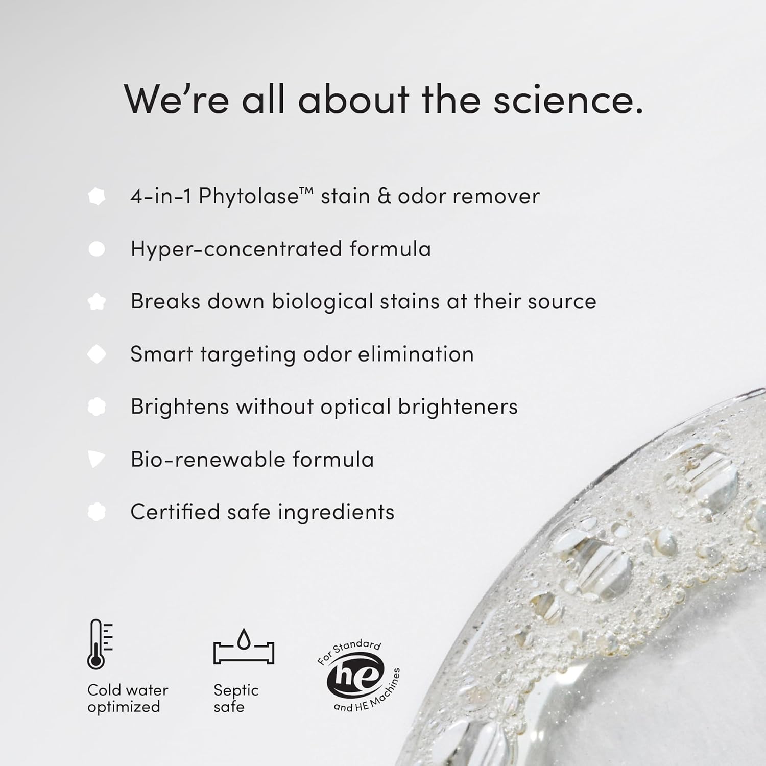 Dirty Labs | Scent Free | Bio Enzyme Laundry Booster | 48 Loads (1 lb) | Hyper Concentrated | High