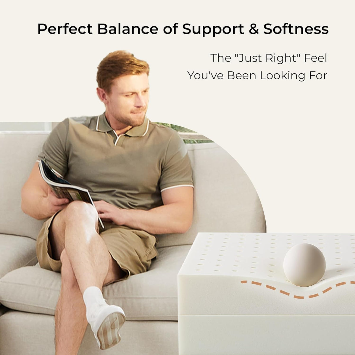 CHITA Oversized Modular Sectional Sofa, FSC Certified L Shaped Sectional Couches for Living Room