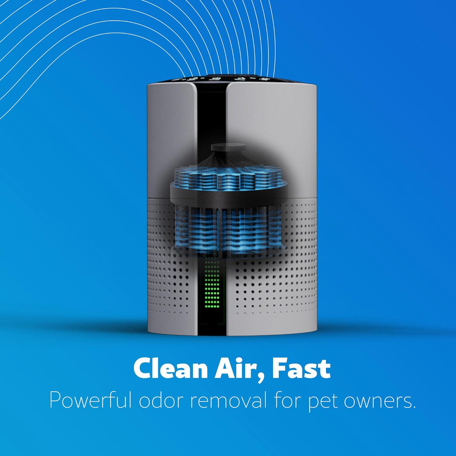 Kenmore PM1010 Air Purifiers for Bedroom Up to 348 Sq.Foot with H13 True HEPA Filter, Child Lock