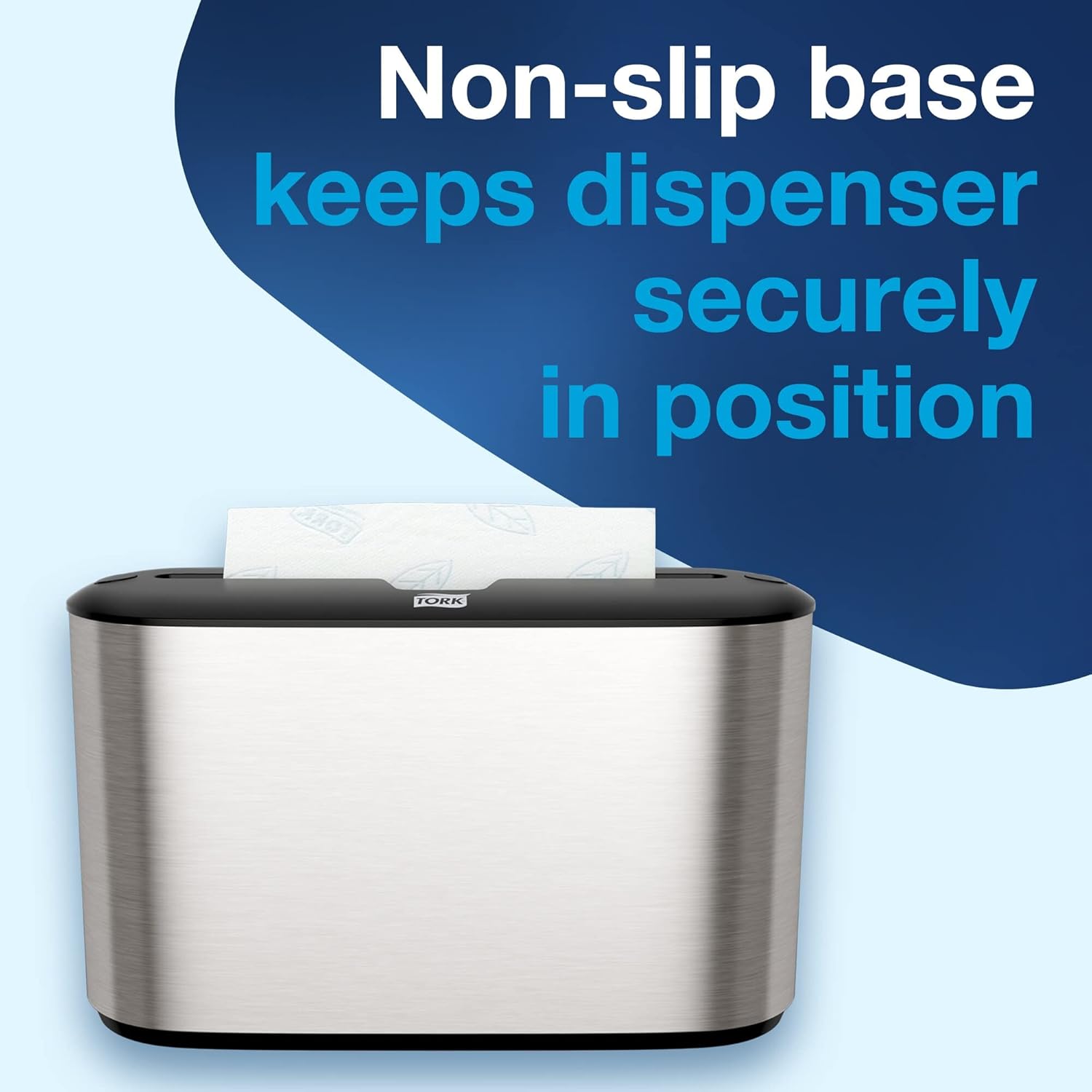 Tork Xpress Stainless Steel Paper Towel Dispenser Compact Design, Fits H2 Hand Towels, Ideal for