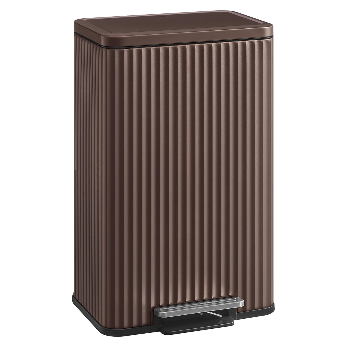 SONGMICS Trash Can, 13 Gallon (50 L) Garbage Can for Kitchen, with Lid, Pedal, and Removable Inner