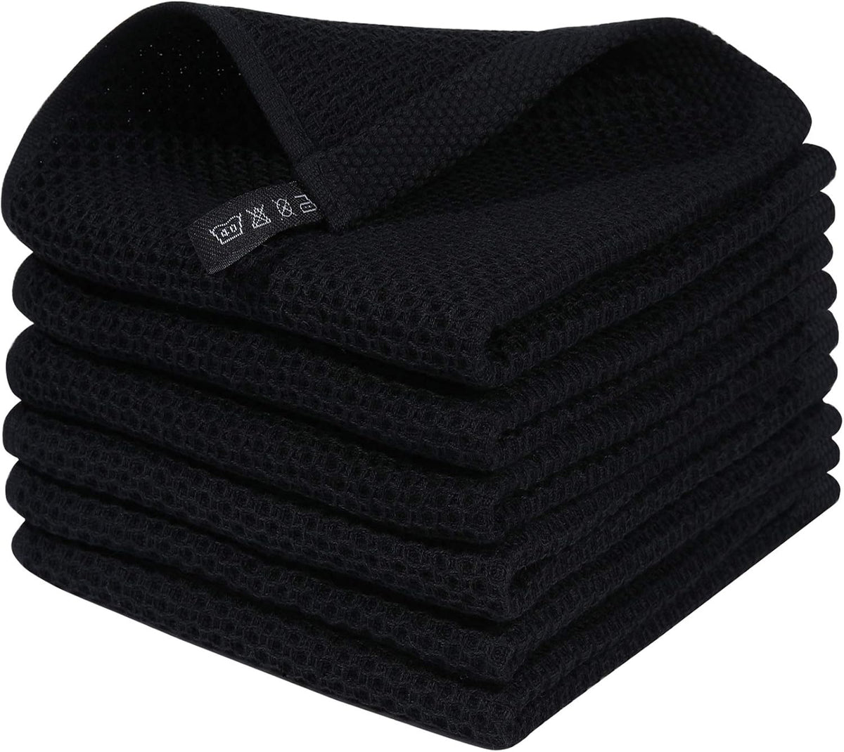 Homaxy 100% Cotton Waffle Weave Kitchen Dish Cloths, Ultra Soft Absorbent Quick Drying Dish Towels