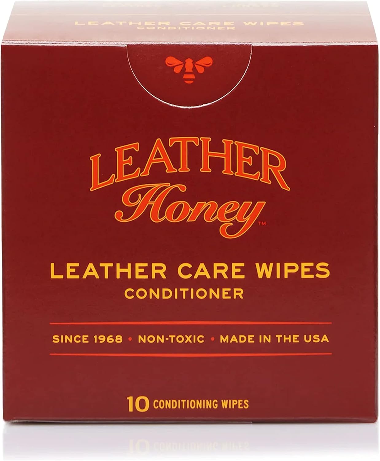 Leather Honey Conditioner Wipes: Restore Leather On-The-Go. Protect & Condition Any Color of