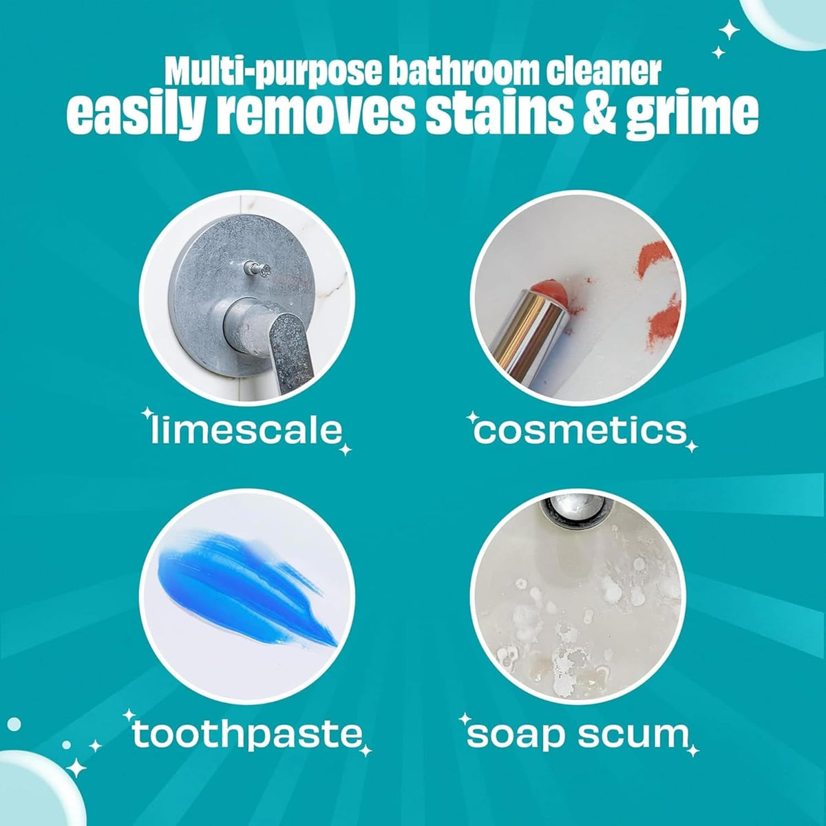 Scrubbing Bubbles Easy Clean Foaming Multipurpose Bathroom Cleaner Spray, Bottle Made from 100%