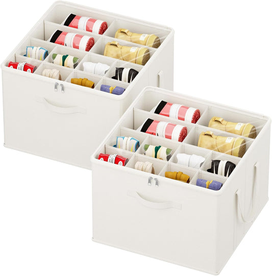 Lifewit Shoe Storage Organizer for Closet Fits 12-16 Pairs, Fabric Large Shoe Box Storage Container