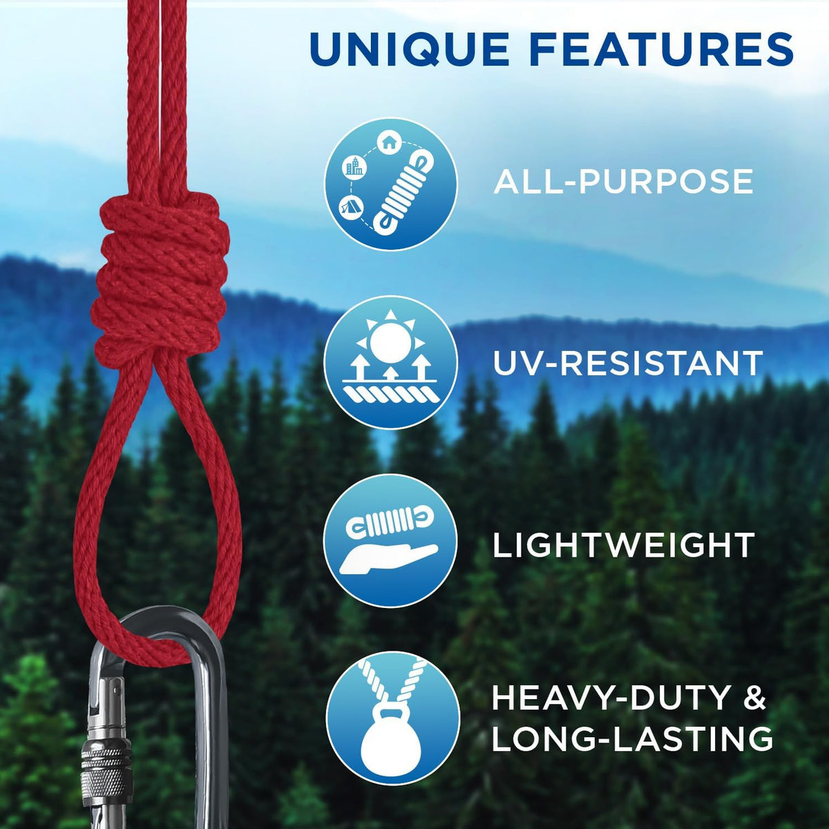 TECEUM Cotton Rope 3/16” (5 mm) – 100 FT – Strong All-Purpose Braided Rope – Natural Cotton – for