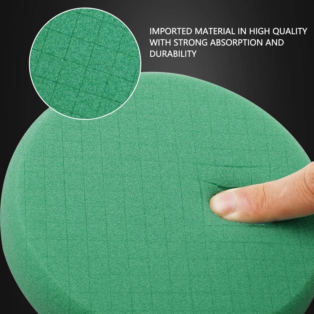 Green Heavy Cut Pad, Buffing Polishing Pads, SPTA 1Pc 3.5 Inch Face for 3 Inch 80mm Backing Plate