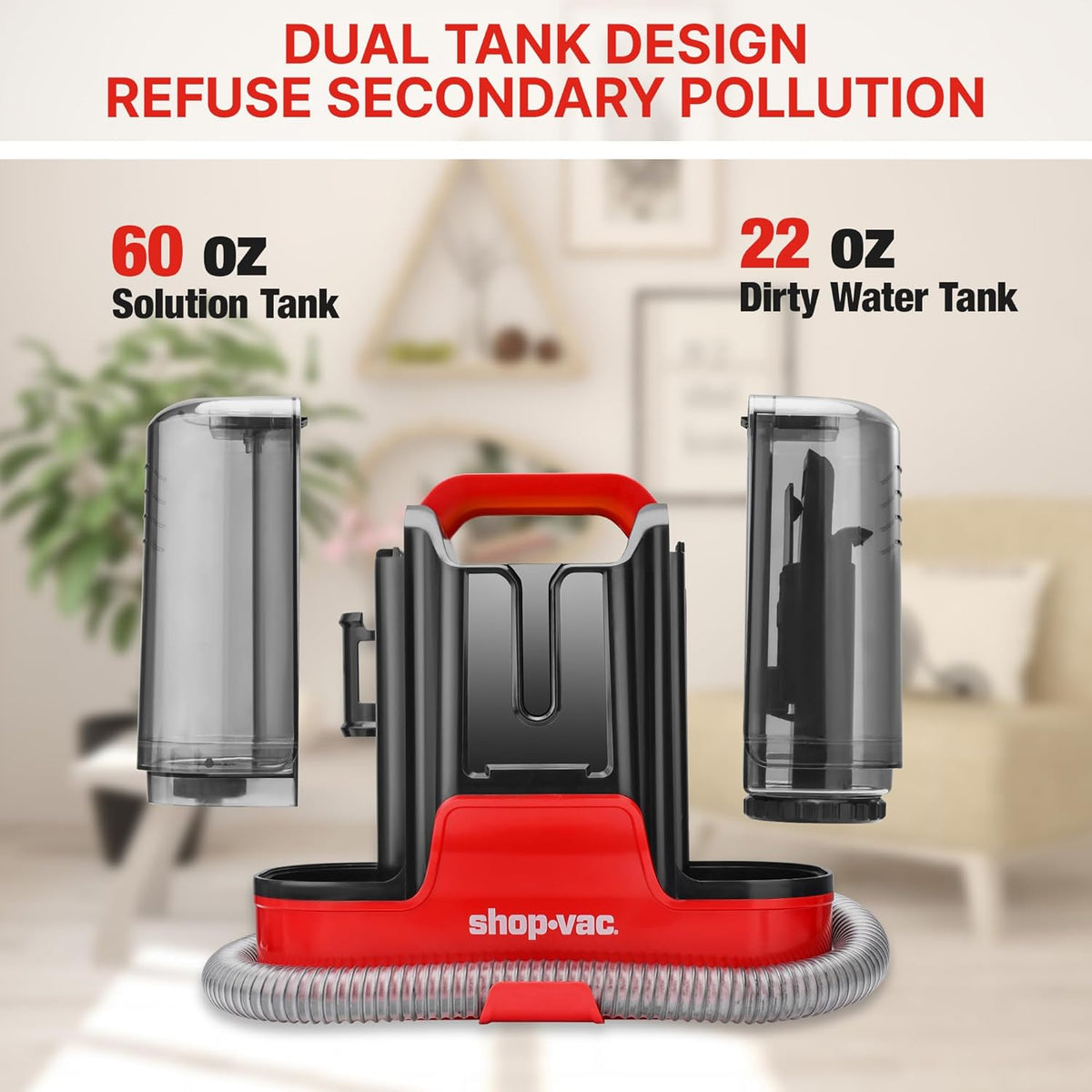 Shop-Vac Portable Carpet and Upholstery Cleaner Machine, Powerful Spot Cleaner for Pet Stains