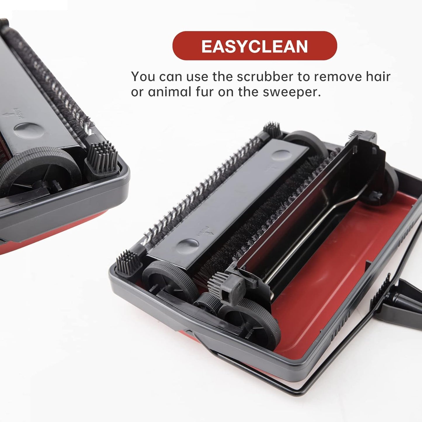 Yocada Carpet Sweeper Cleaner for Home Office Low Carpets Rugs Undercoat Carpets Pet Hair Dust