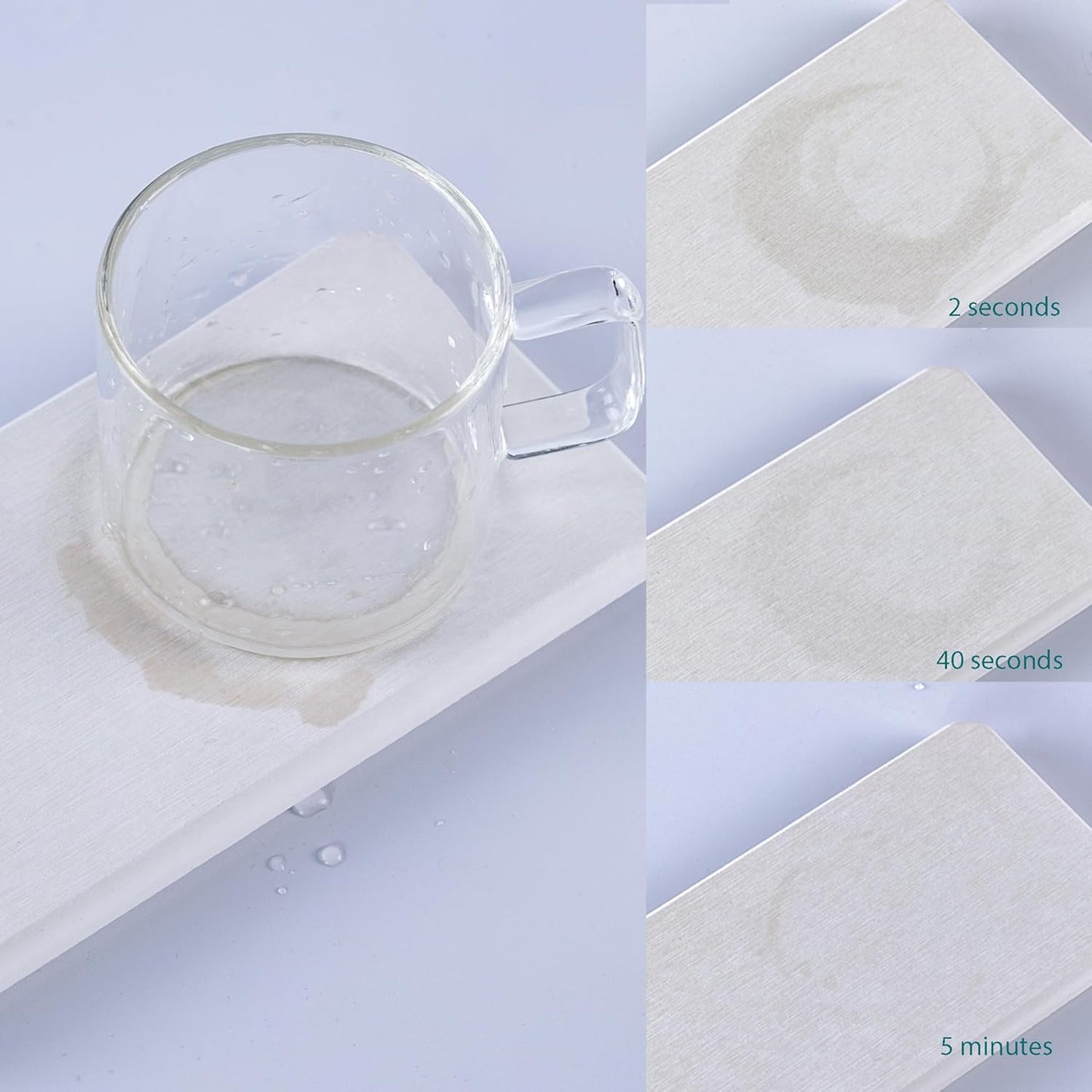 2 Pcs Water Absorbing Stone Trays, Kitchen/Bathroom Sink Soap Dish, Diatomite Tray Used for Hand