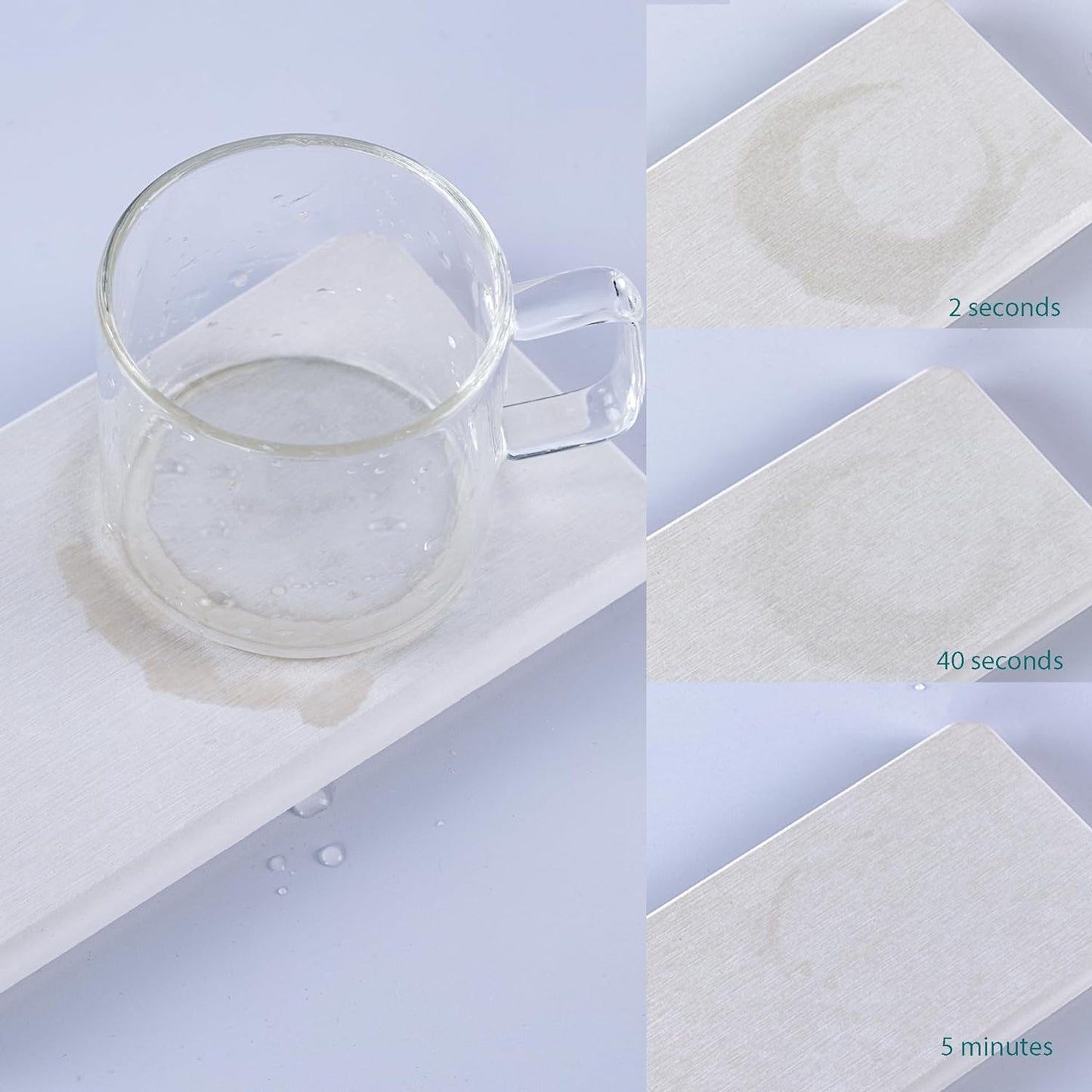 2 Pcs Water Absorbing Stone Trays, Kitchen/Bathroom Sink Soap Dish, Diatomite Tray Used for Hand