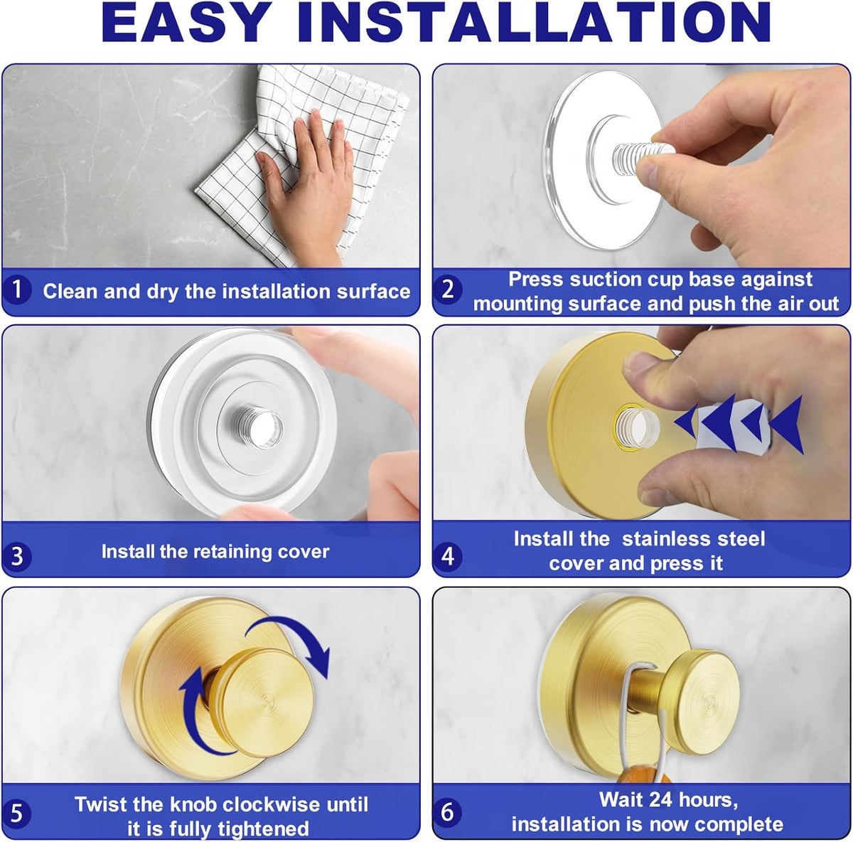 Suction Cup Hooks for Shower, Towel Hooks for Bathroom Window Glass, Bath Robe Looafh Hook for