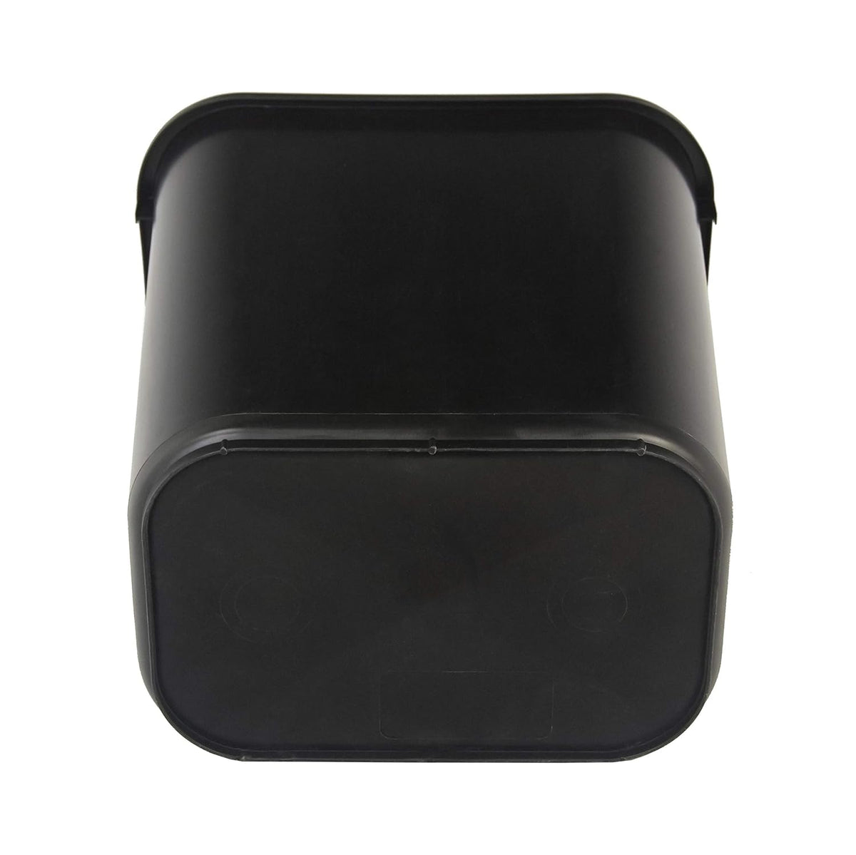 Amazon Basics Trash Can, Rectangular Commercial Office Wastebasket, 10 Gallon (Pack Of 1), Black