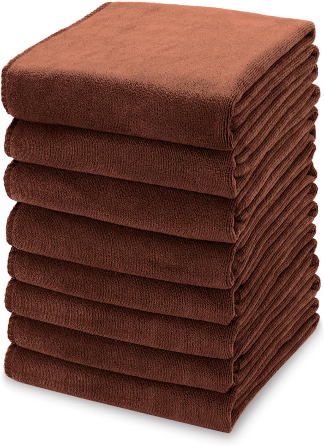 kimteny 13x28 Inches Kitchen Cloth Dish Towels, 400 GSM Premium Dishcloths, Super Absorbent Coral