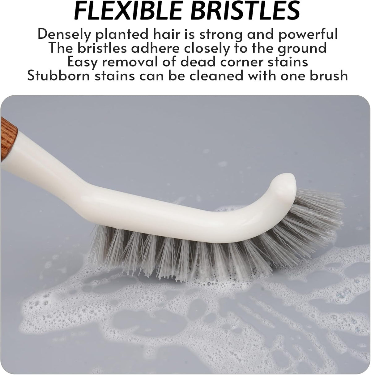 Crevice Cleaning Brush, Hard Bristle Grout Brush Gap Cleaner Tool for Tight Groove Spaces, Kitchen