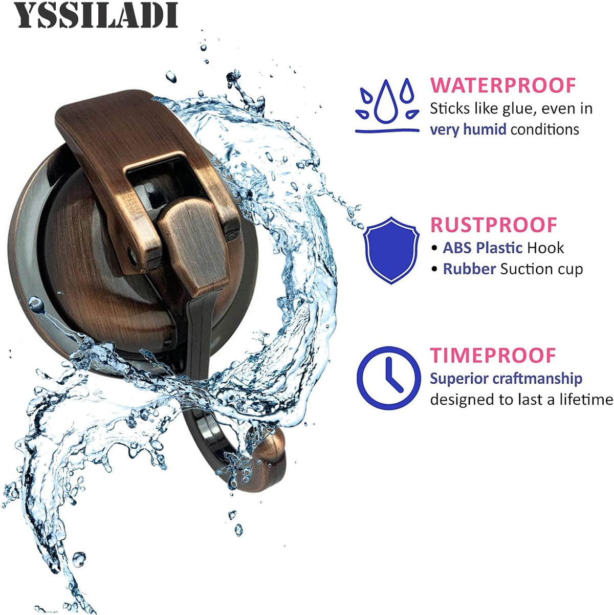 Suction Cup Hooks Heavy Duty Vacuum Suction Shower Hooks Glass Suction Cup Hooks Bathroom Robe