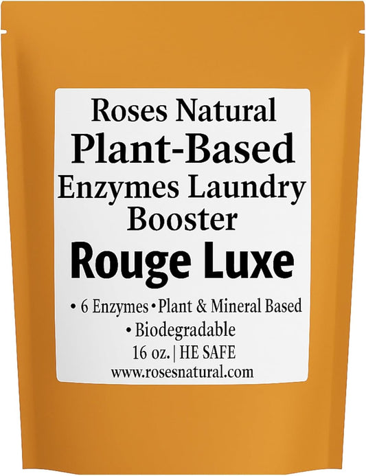 Natural Enzyme Laundry Booster – Rouge Luxe | 6 Enzymes | Deep Clean System | Luxury Amber & Musk