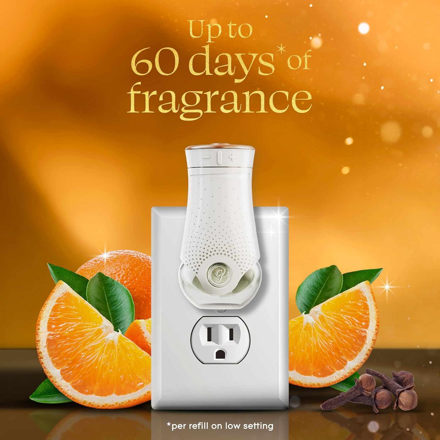 Glade PlugIns Refills Air Freshener, Orange Zest & Clove, Scented and Essential Oils for Home and