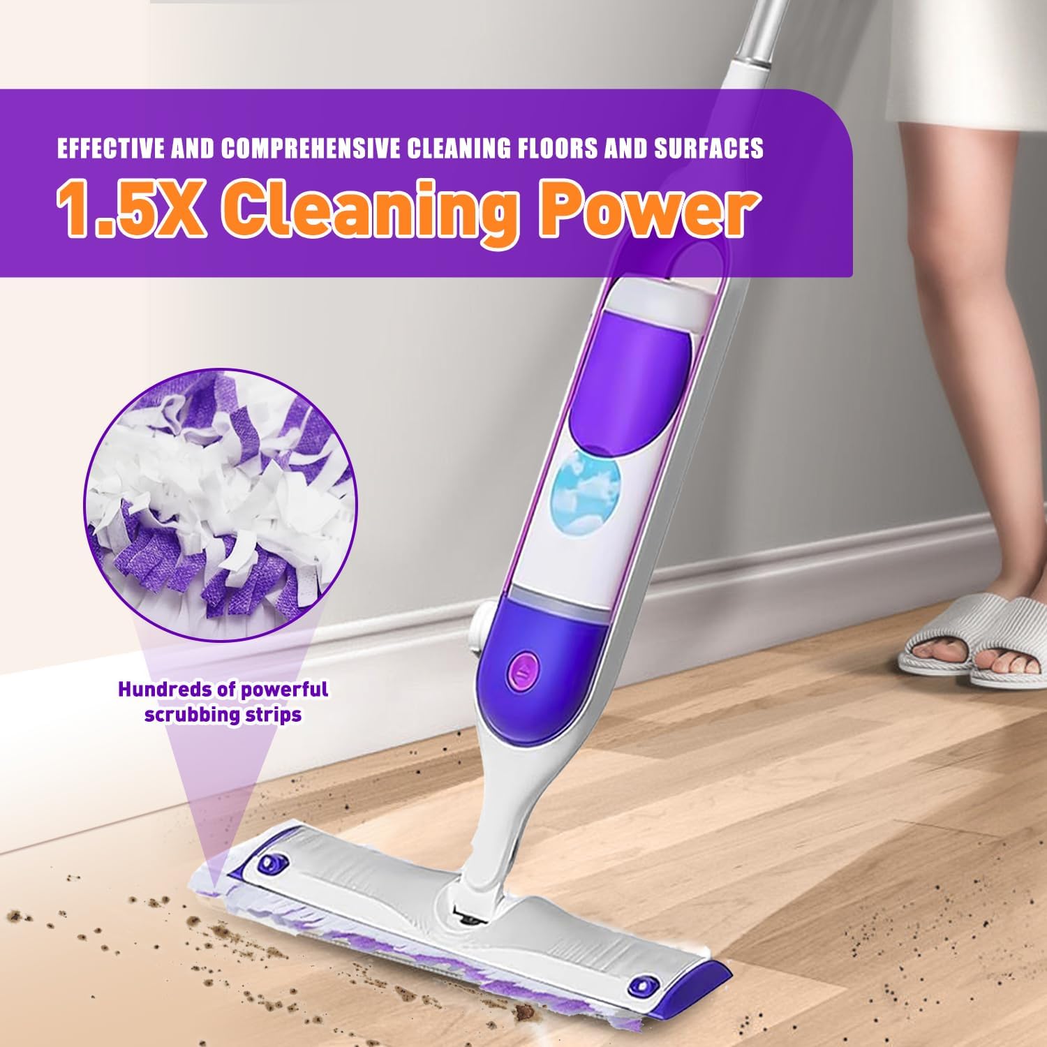 30 Count Power Mop Pads Refills for Swiffer PowerMop Multi-Surface Mopping Pad Disposable