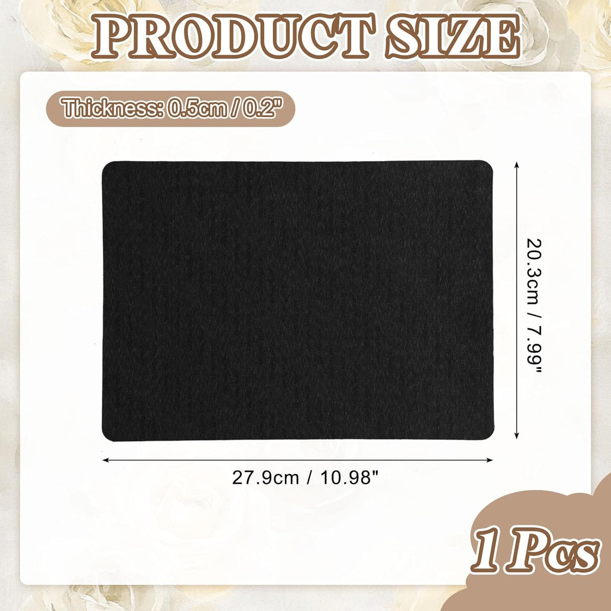 PATIKIL Linen Repair Patch, 8 x 11 Inch Self-Adhesive Linen Fabric Repair Patches for Sofa Couch