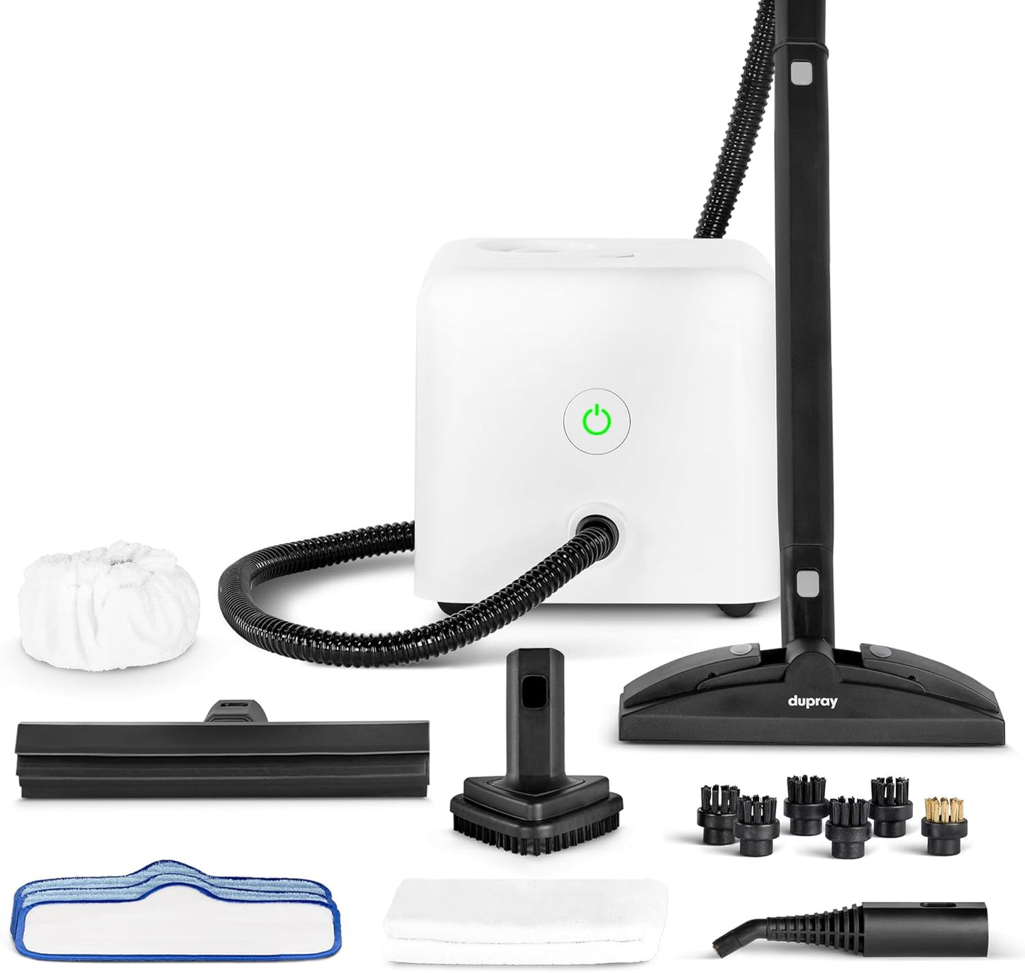 Dupray Neat Steam Cleaner with 17-Piece Kit – Powerful, chemical-free cleaning for floors, cars