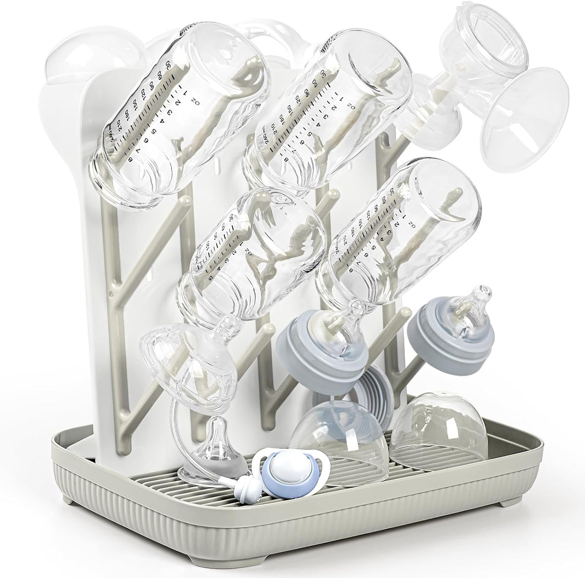 Termichy Baby Bottle Drying Rack: Large Vertical Bottle Dryer Rack Holder - Space Saving Standing