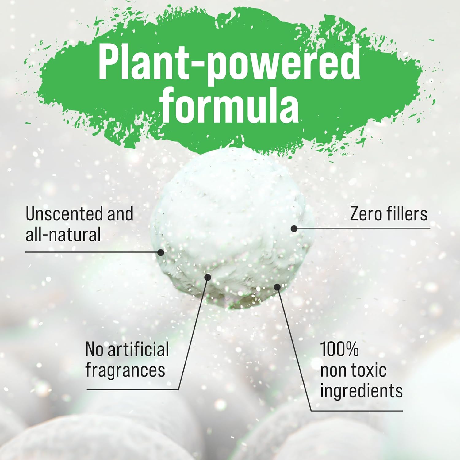Rockin' Green Laundry Detergent, Plant based, All Natural Laundry Detergent Powder, Vegan and