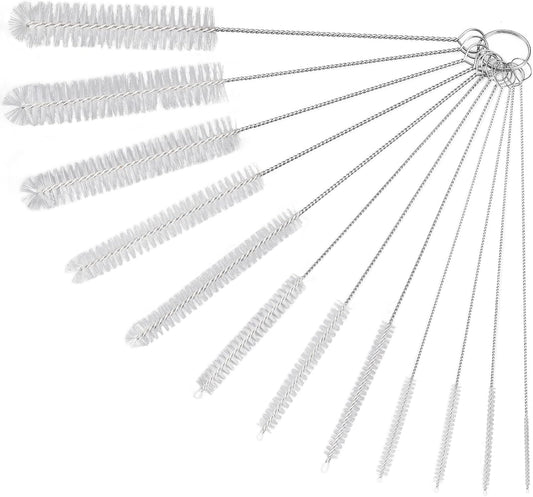 Straw Cleaner Brushes Sets, 12 Pieces 8.2 Inch Botthle Cleaning Brush and Nylon Tube Brush Brush