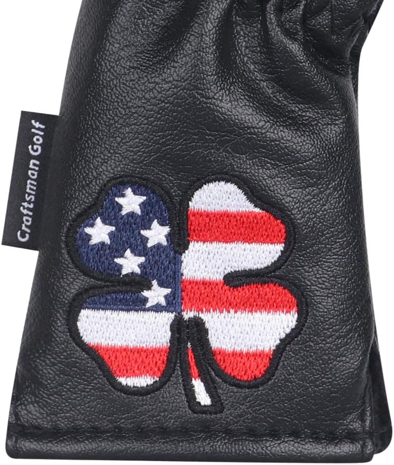CRAFTSMAN GOLF 11pcs /Set USA US Flag Clover Leather Left Right Black White Green Dark Blue Iron