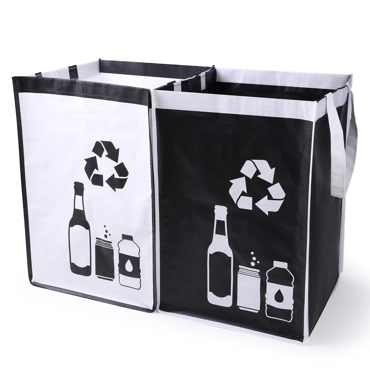 Large Recycle Waste Bag for Kitchen Home- Large Indoor Recycling Bins Trash Sorting Organizer