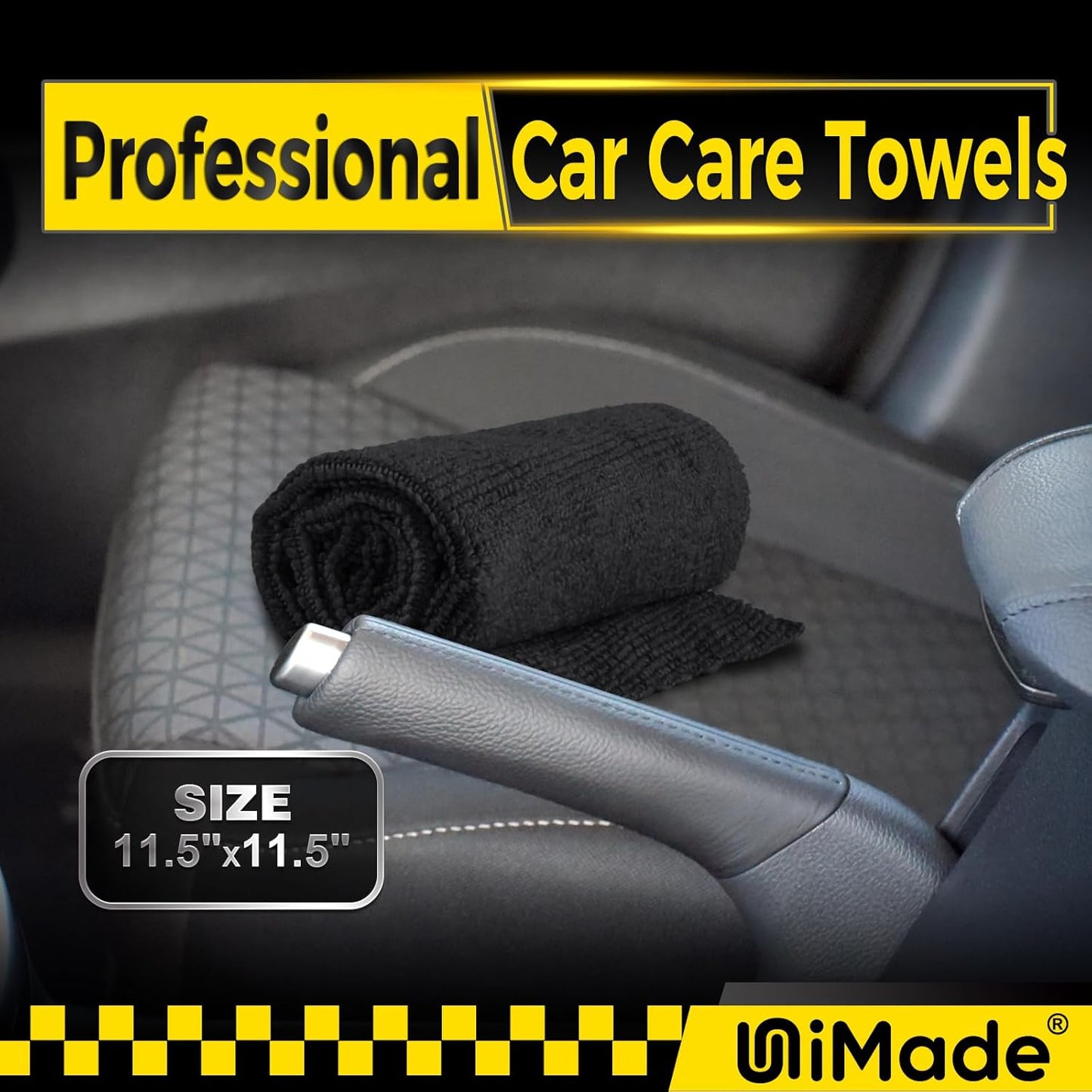 Microfiber Cleaning Cloth, 100 Pack Microfiber Towels for Cars Commercial Grade Work Rags Bulk