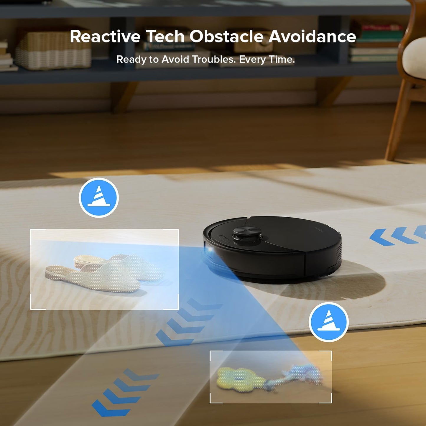 roborock Q10 S5+ Robot Vacuum and Mop, 10,000Pa Suction, Upgraded from Q8 max+, 70 Days