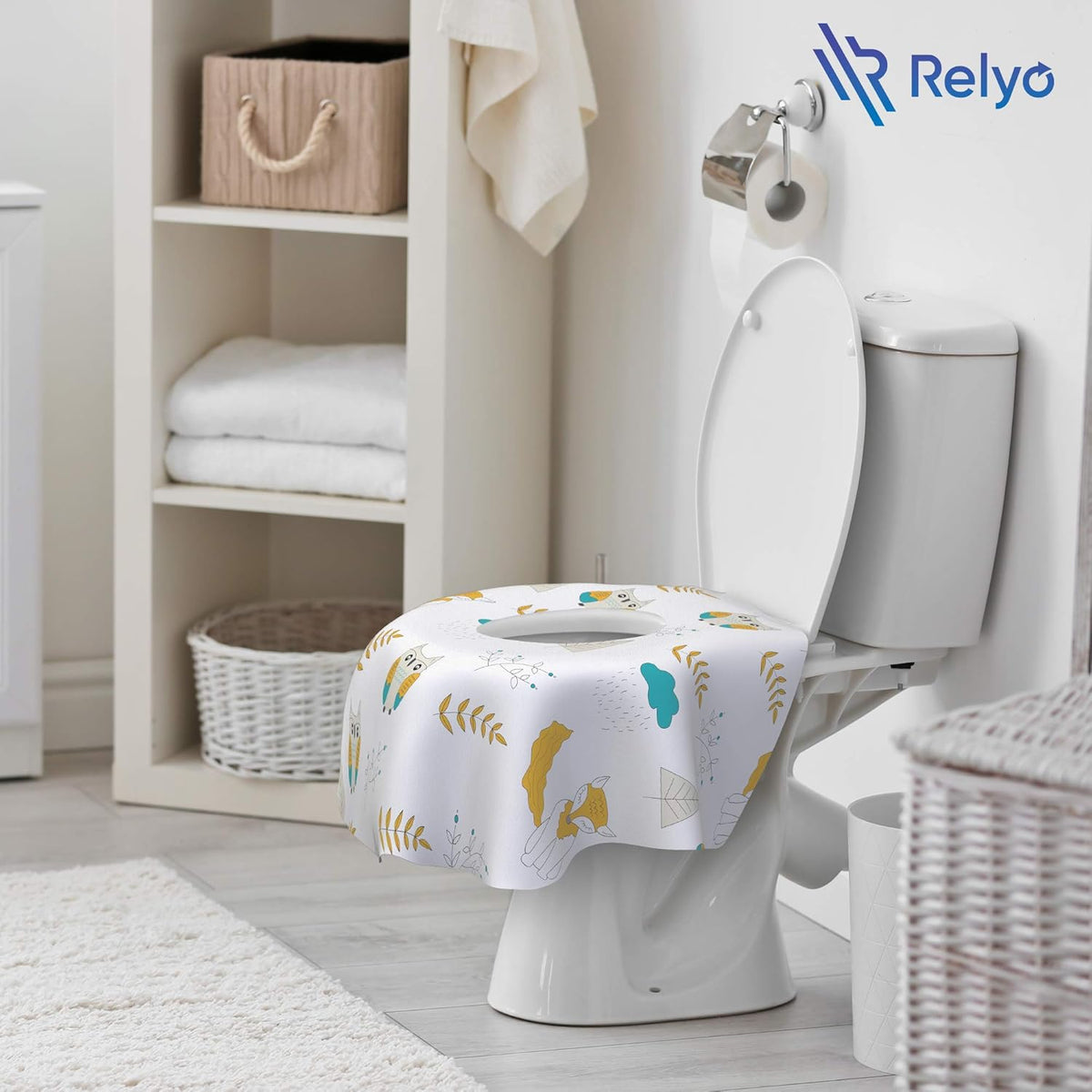 Toilet Seat Covers Disposable - 20 Pack - Waterproof, Ideal for Kids and Adults – Extra Large