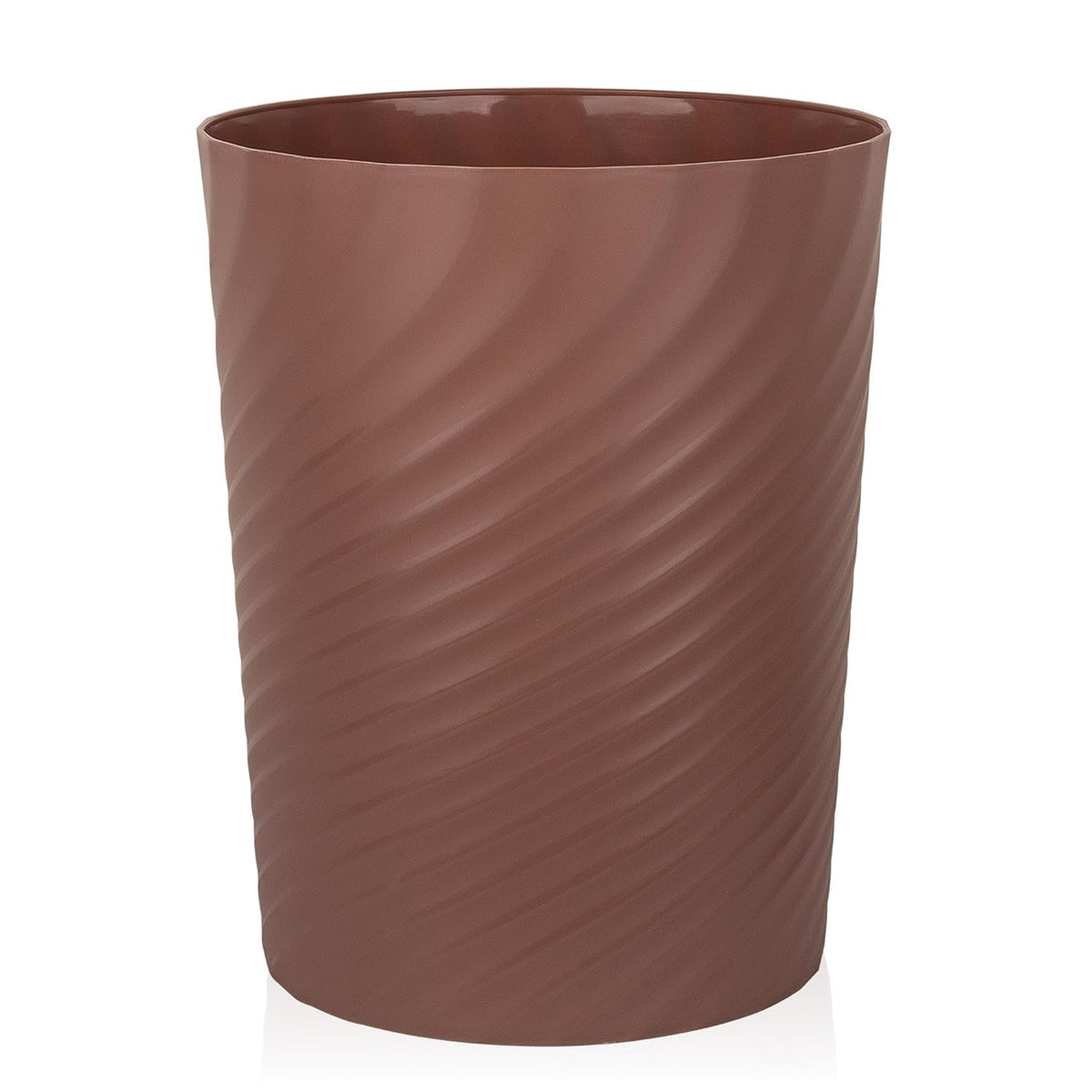 UUJOLY Plastic Trash Can Wastebasket, Garbage Container Basket for Bathrooms, Kitchens, Offices