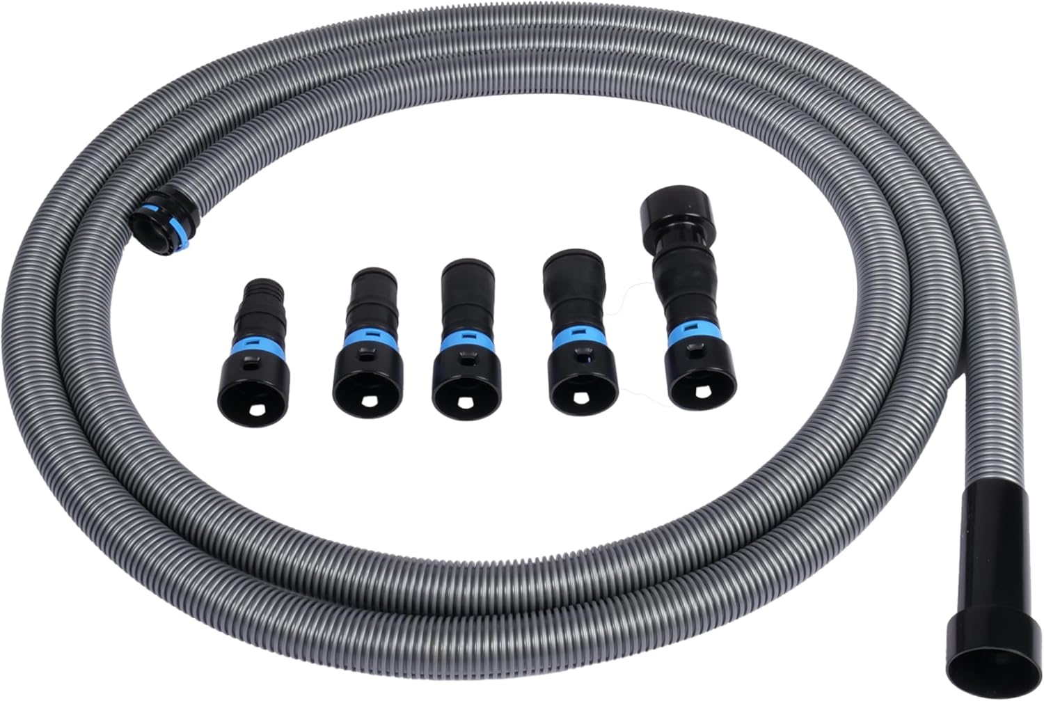 Cen-Tec Systems 94720 Quick Click 20 Ft. Hose for Home and Shop Vacuums with Expanded Multi-Brand
