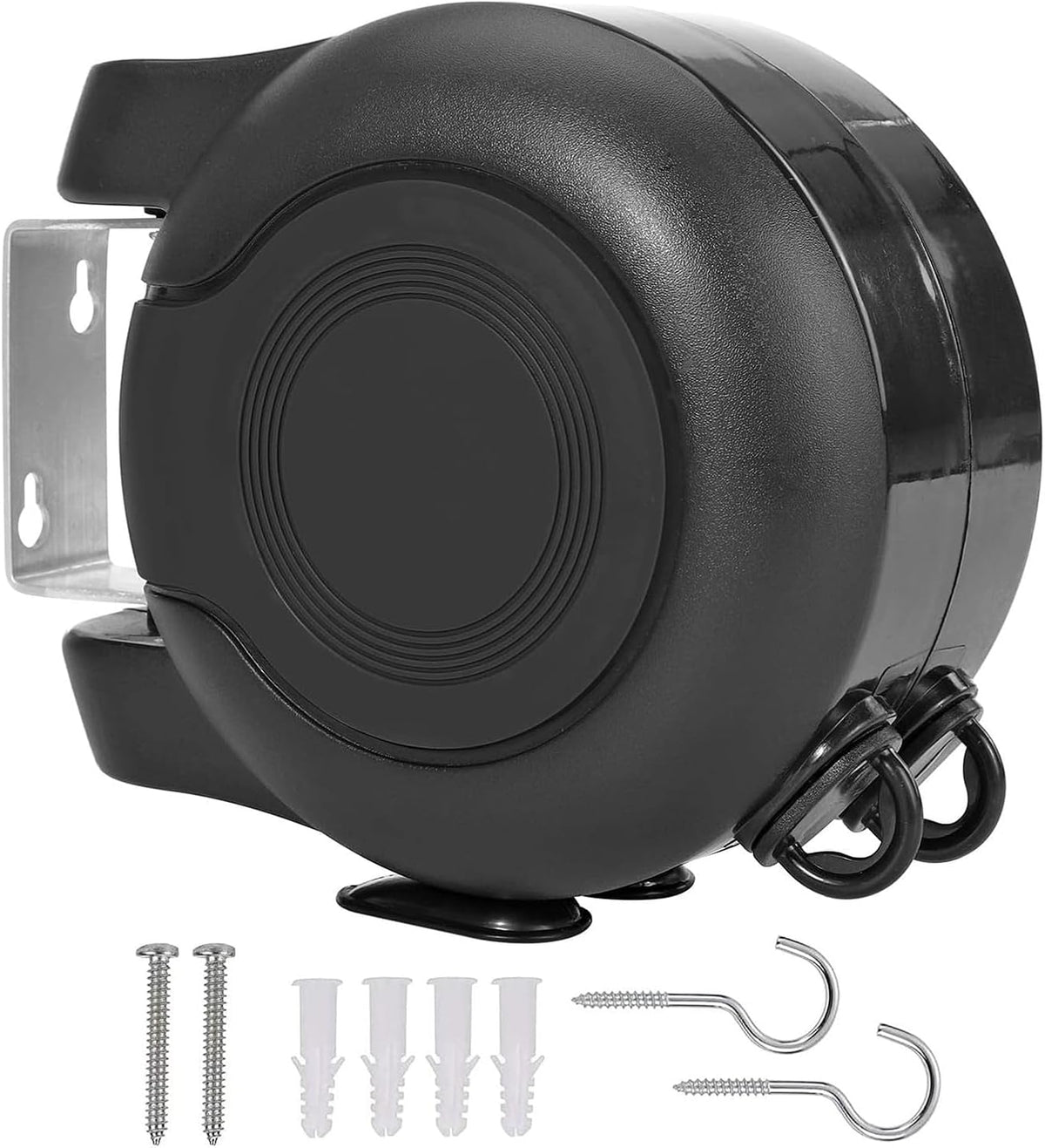 Retractable Double Clothesline – 49 ft x 2 Heavy Duty Clothes Line for Indoor & Outdoor Use, Dual