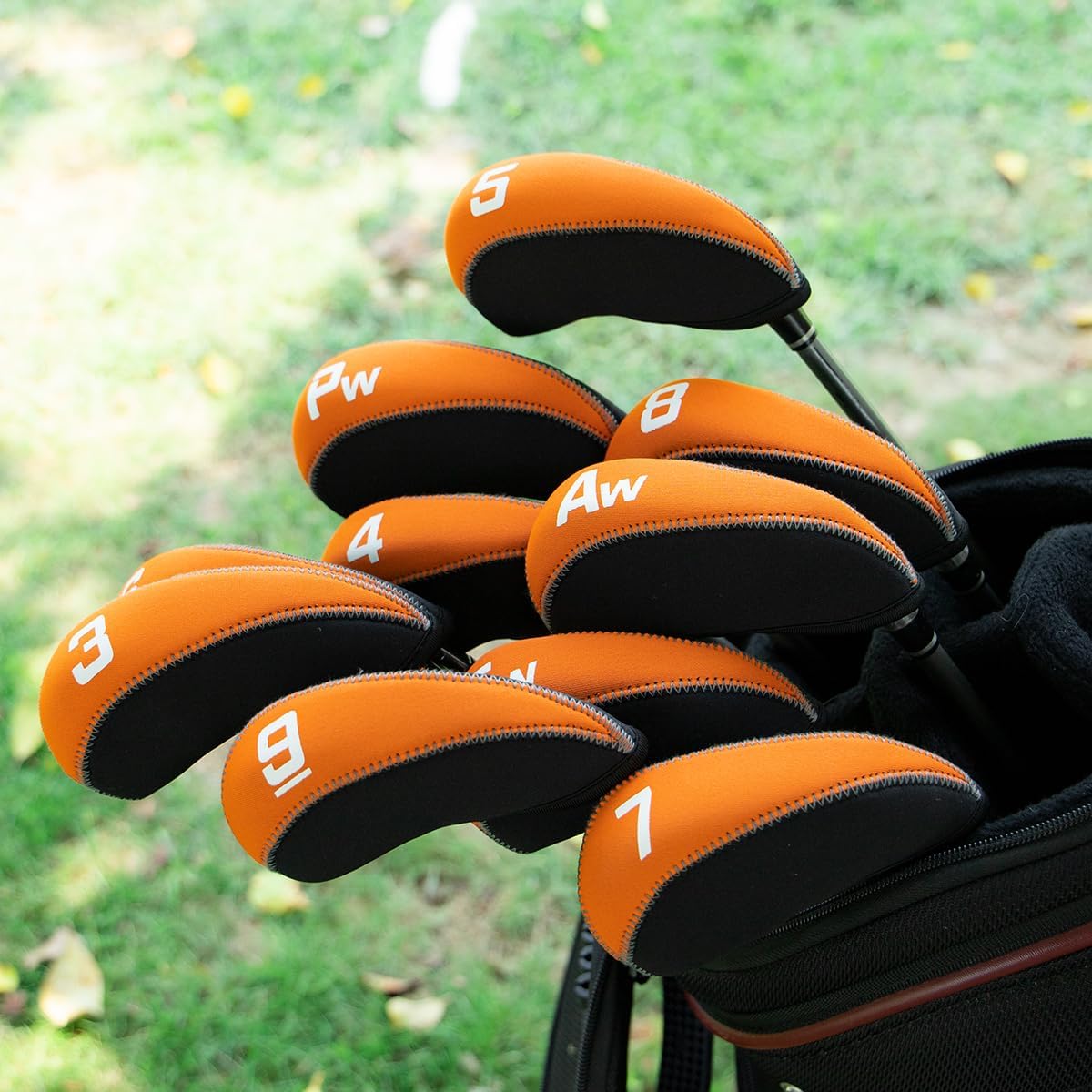 Golf Iron Covers for Golf Clubs Neoprene Golf Iron Cover Set 11pcs/10pcs Golf Iron Headcovers Golf