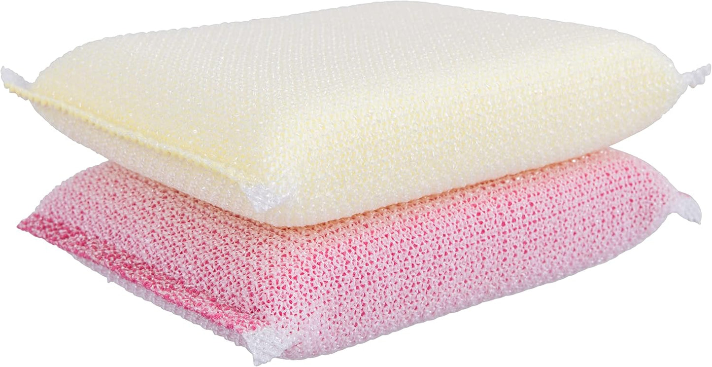 Superio Nylon Cleaning Pad, Dish Scrubbers, Multi Surface Scratch- Free Scour Sponge for Stainless
