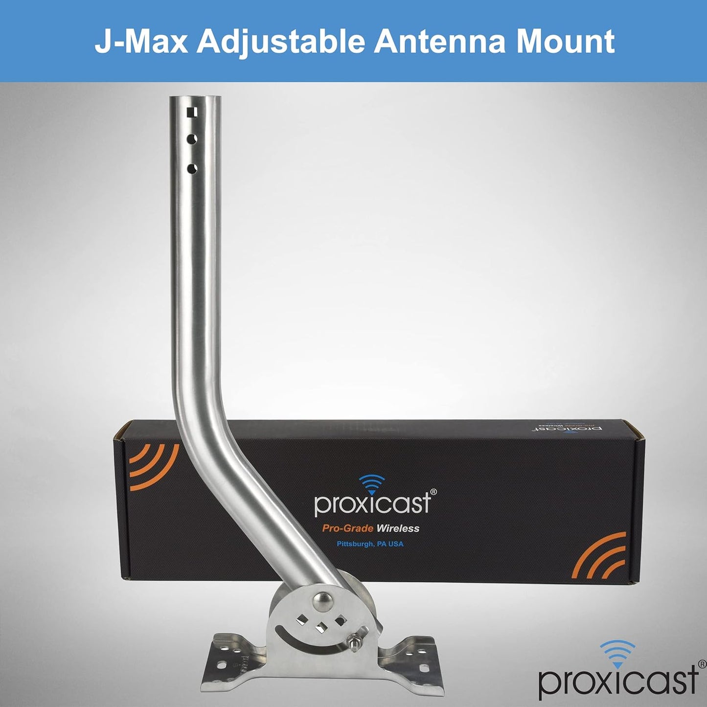 Proxicast Pro-Grade J-Max 100% Solid Rustproof Aluminum Antenna Mount - Universal Outdoor