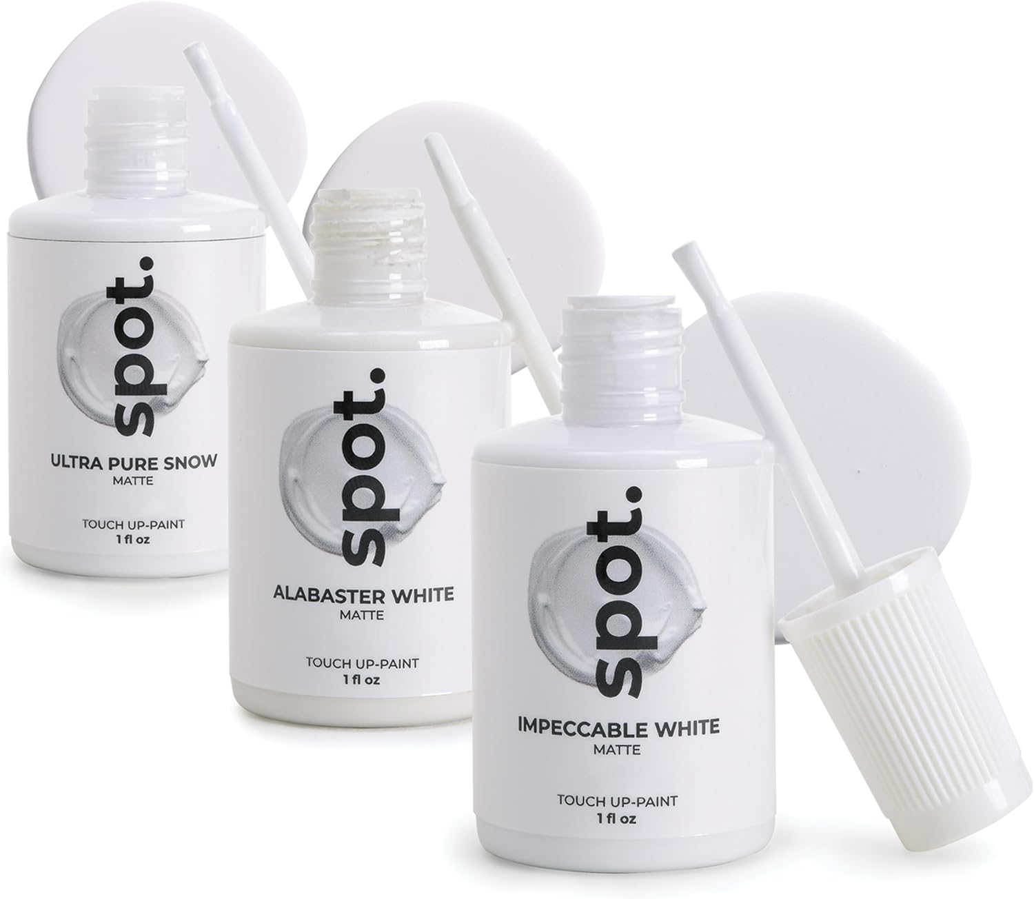 spot. Touch-Up Paint | Matte Finish for Cabinets, Walls, Doors & Furniture | Multi-Tone White