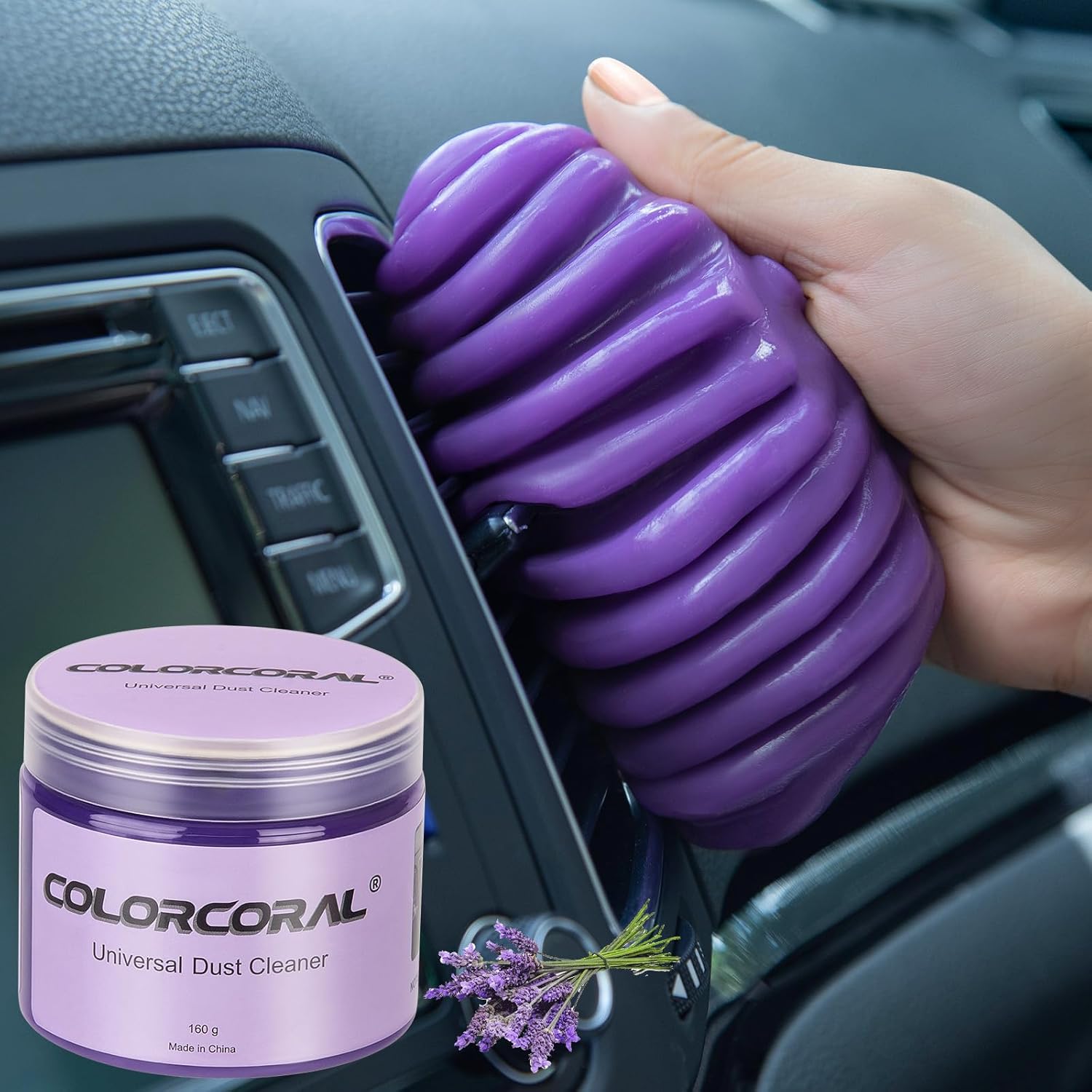 COLORCORAL Cleaning Gel for Car Universal Gel Cleaner Auto Detailing Car Vent Keyboard Cleaning