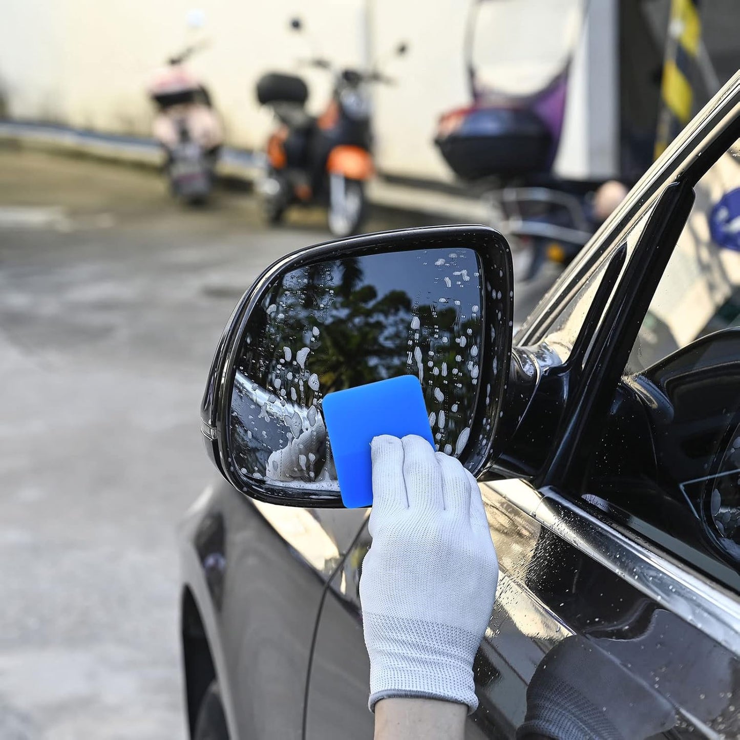 NEWISHTOOL Soft PPF 5in1 Blue Set - Anti-Scratch Rubber Squeegee Kit for Car Vinyl Wrap Tint Film