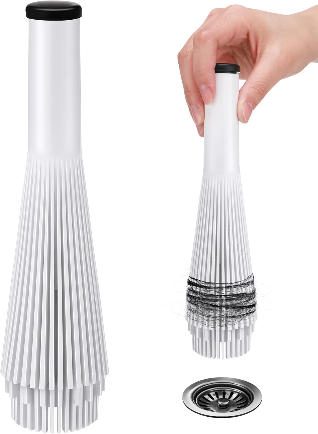 Feekoon 1 Pack Lint Trap for Washing Machine Utility Tub and Sink Drains, Laundry Lint Catcher with